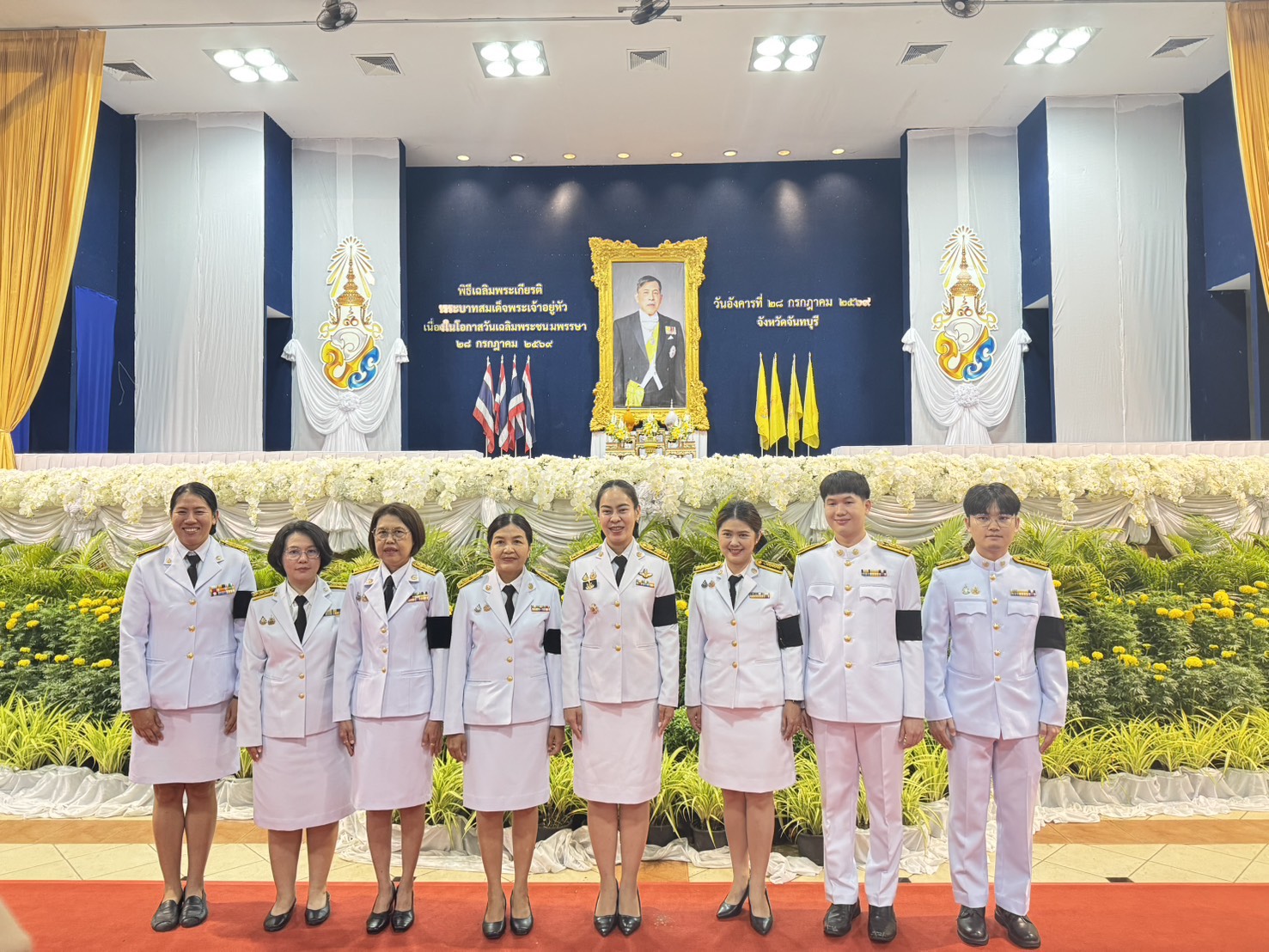 title - ส.ป.ก.จันทบุรี ร่วมพิธีทำบุญตักบาตรและเจริญพระพุทธมนต์ ถวายพระราชกุศลเฉลิมพระเกียรติพระบาทสมเด็จพระเจ้าอยู่หัว เนื่องในโอกาสพระราชพิธีมหามงคลวันเฉลิมพระชนมพรรษา 28 กรกฎาคม 2569 